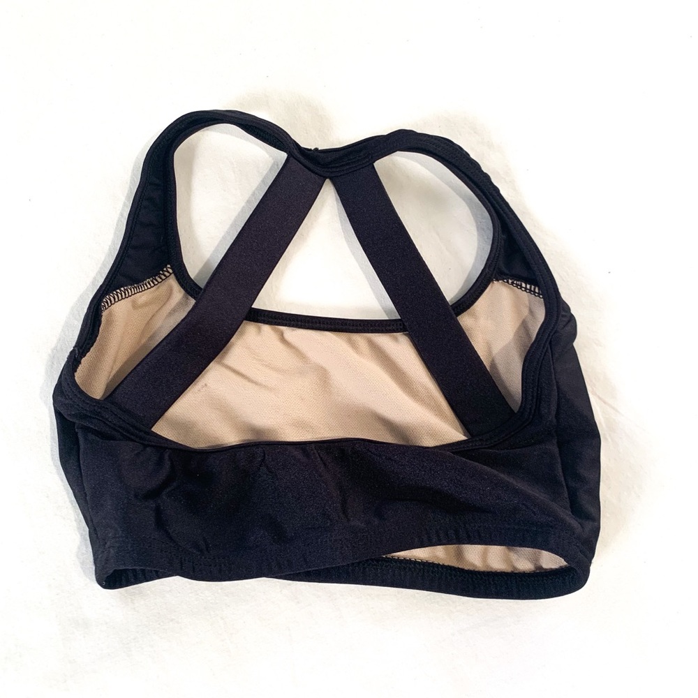 Womens Compression Double Strap Halter Bra Top